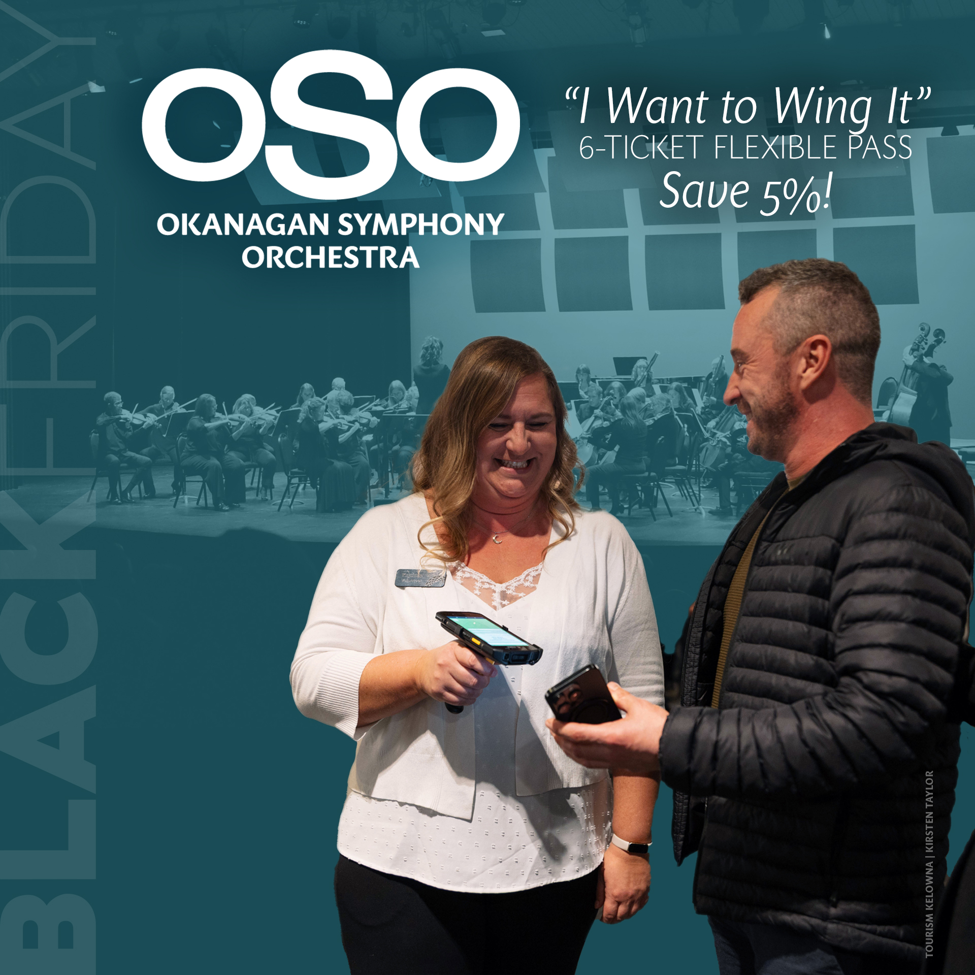 OSO - Okanagan Symphony Orchestra - "I Want to Wing It" 6-Ticket Flexible Pass - Save 5%!