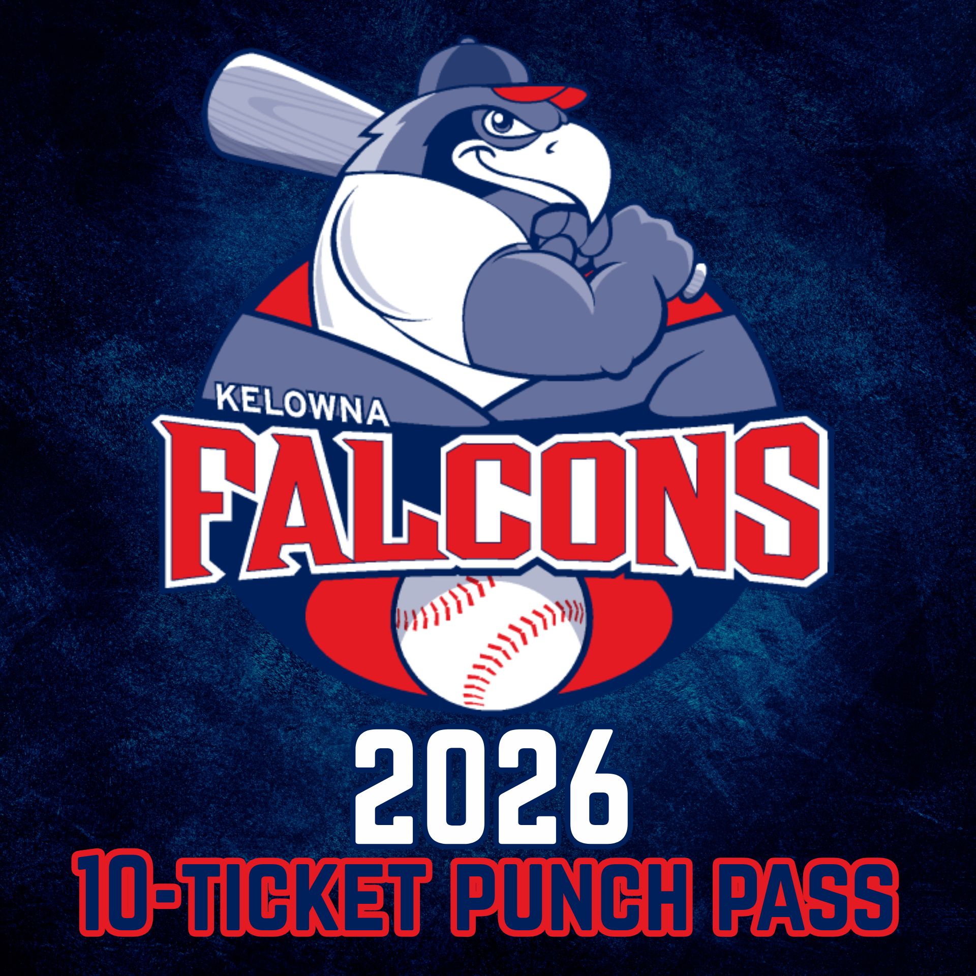 Kelowna Falcons - 2026 10-ticket Punch Pass