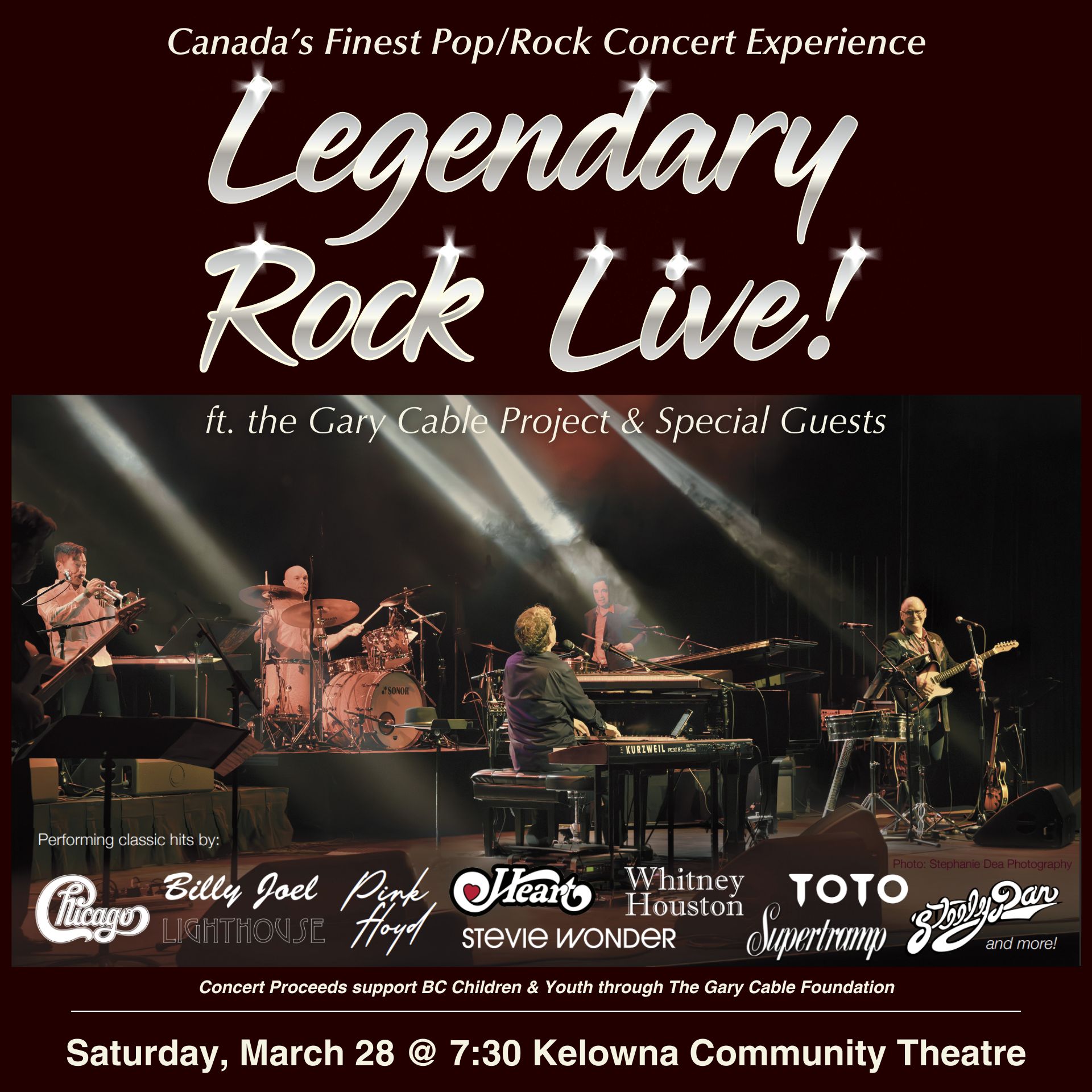Canada's Finest Pop/Rock Concert Experience - Legendary Rock Live! - Ft. the Gary Cable Project & Special Guests