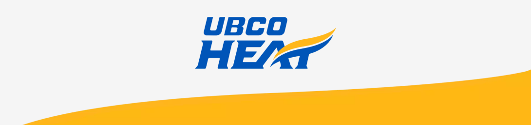 UBCO Heat Logo with gold swirl